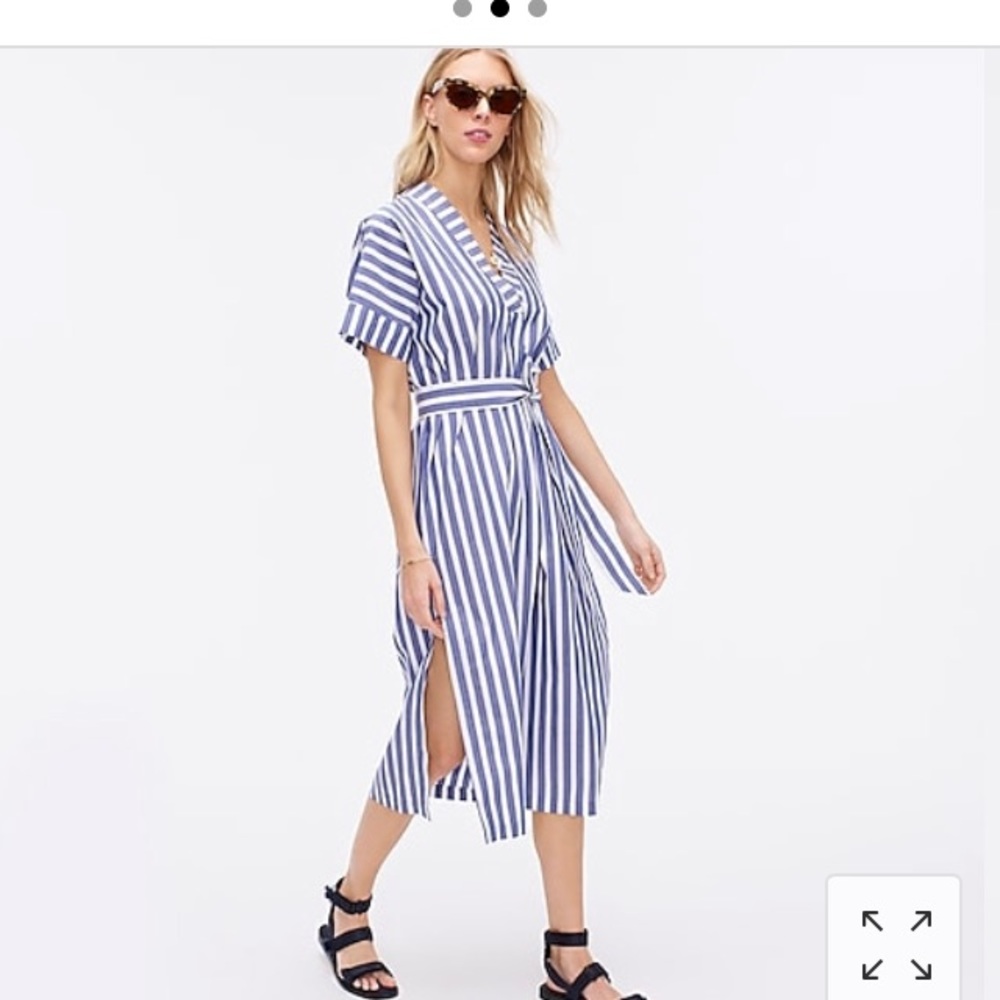 Cotton poplin maxi dress